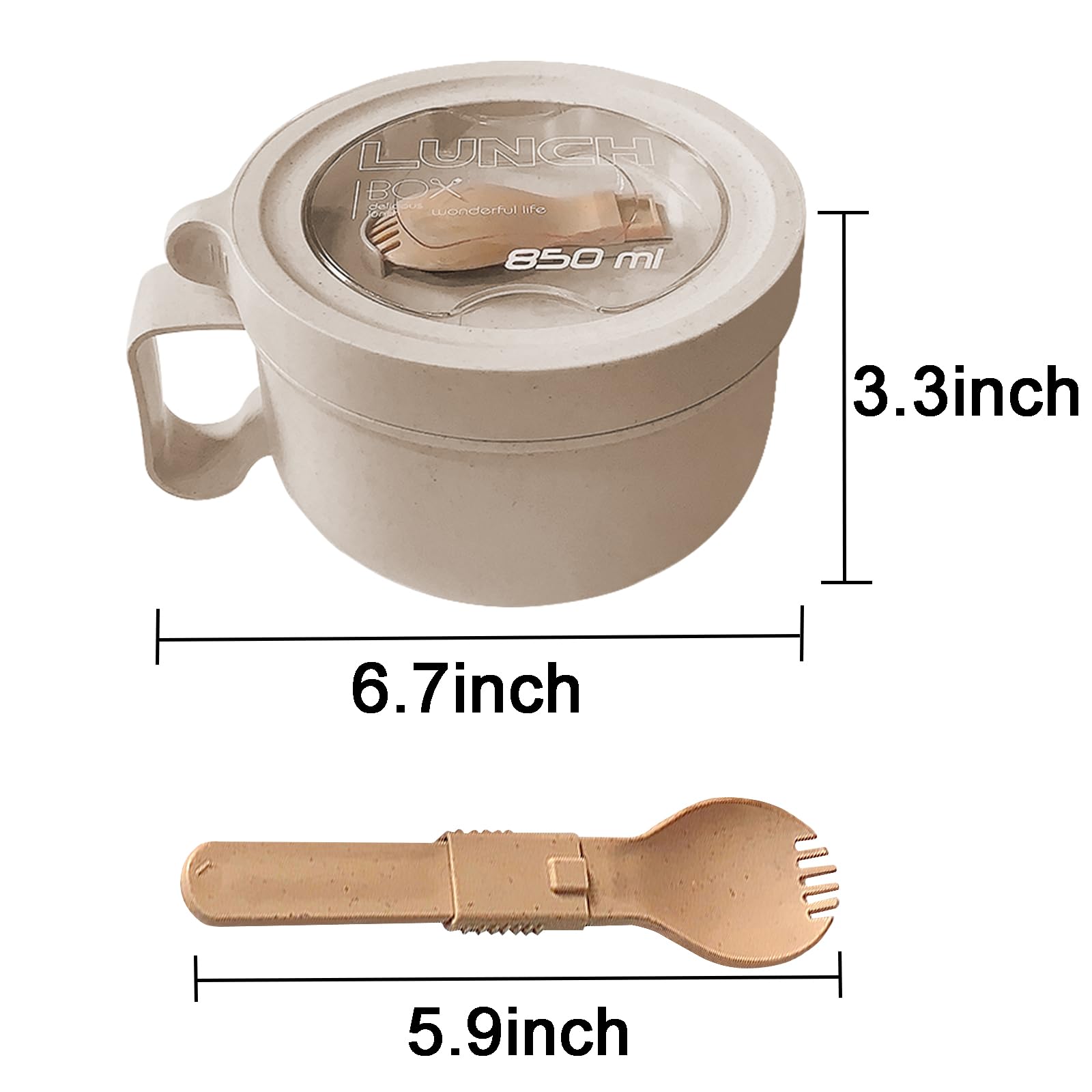 MUUBOOX uso multiuso para ensaladas, arroz y fideos