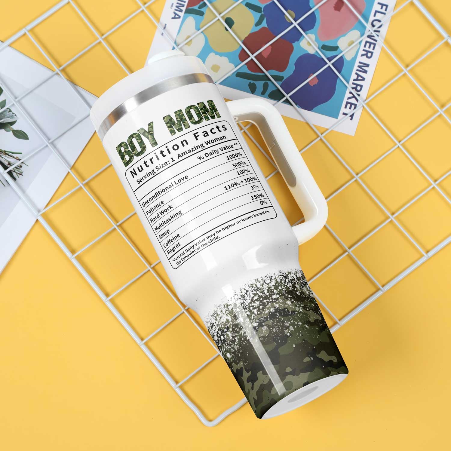 Termo Muwnrol 40oz ideal para regalos Día de la Madre.