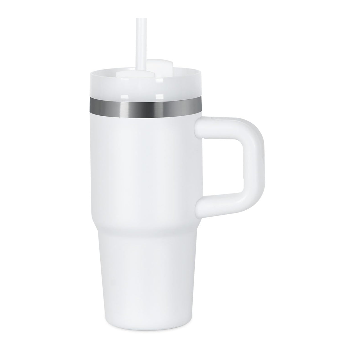 Muwnrol vaso térmico 14 onzas con asa y pajilla, ideal para bebidas frías.