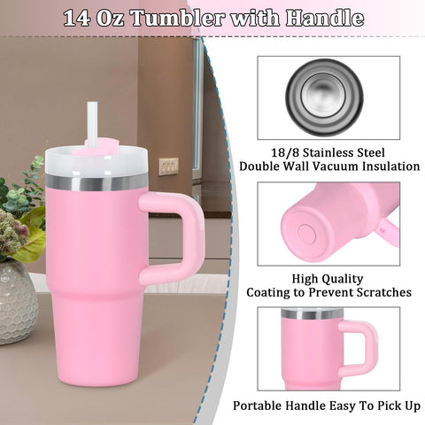 Muwnrol vaso con pajita y cepillo de limpieza para cuidado diario.