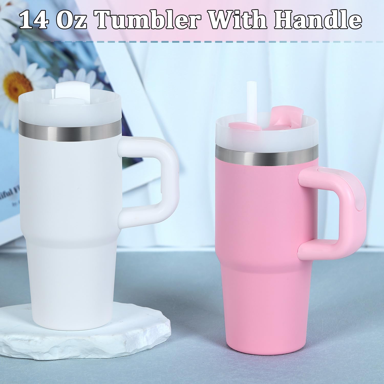 Muwnrol vaso térmico para coche, cabe en la mayoría de portavasos.