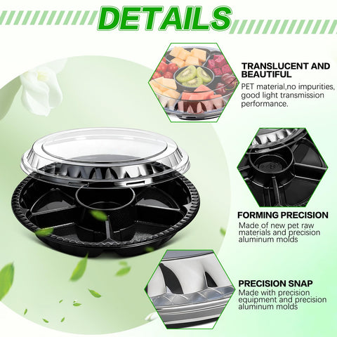 Bandeja mwellewm para buffet portátil, ideal para fiestas