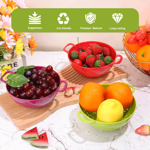 mwellewm colador pequeño para verduras, perfecto para escurrir porciones pequeñas.