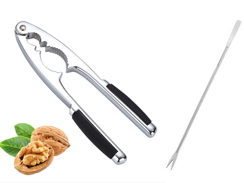MxTong abridor de nueces resistente con mango antideslizante para un uso cómodo