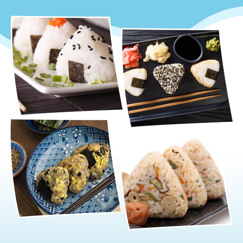 MXYEVL Molde triángulo para onigiri 6 piezas antiadherente para formas uniformes.
