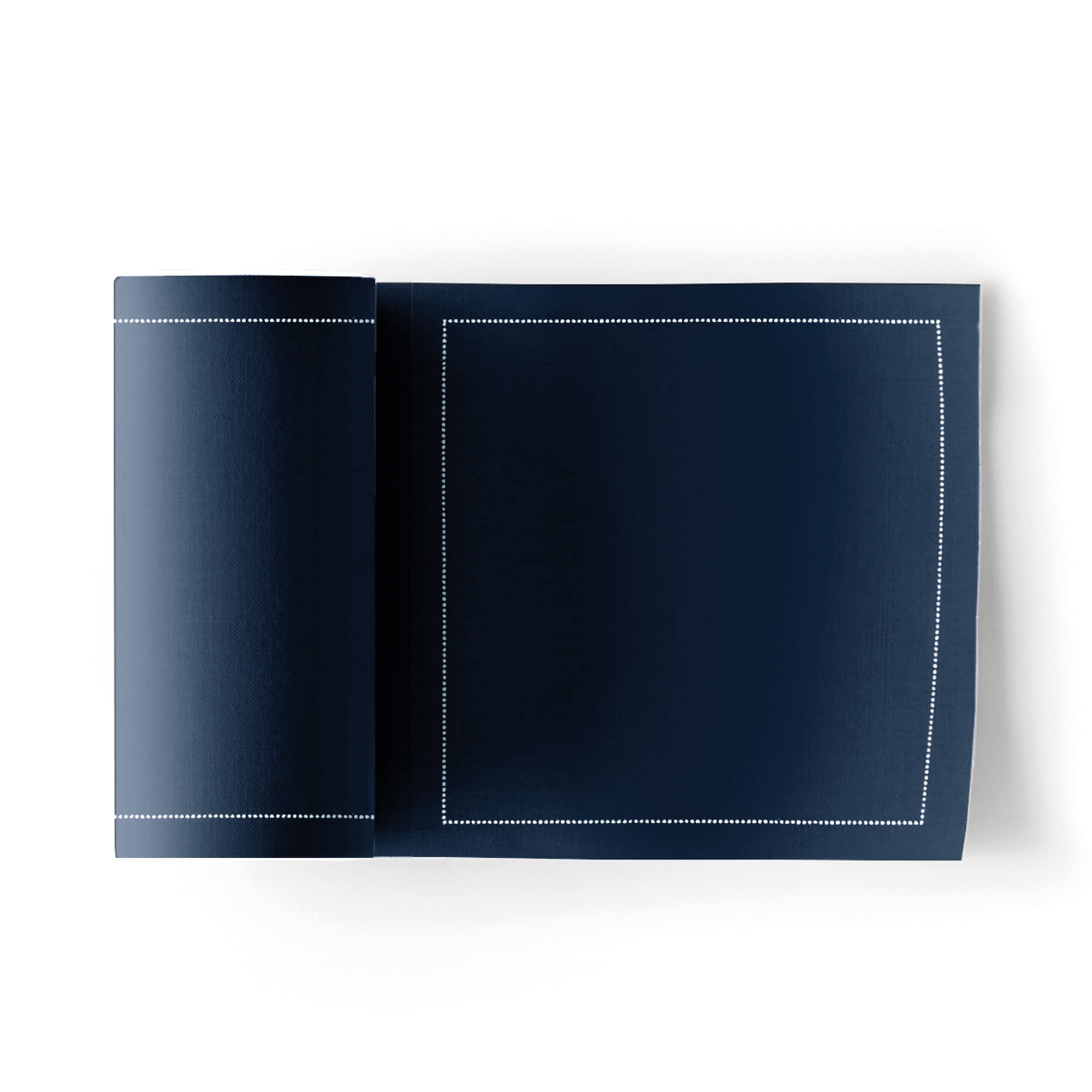 MY DRAP servilletas de algodón azul petróleo para una mesa elegante