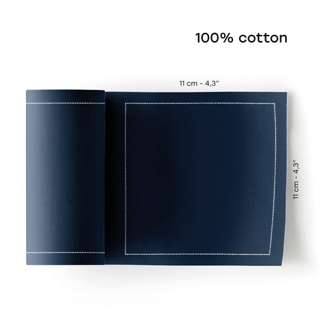 MY DRAP servilletas de algodón azul petróleo aptas para uso múltiple