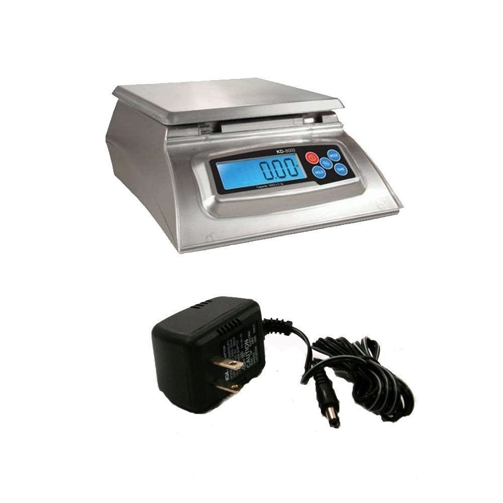 My Weigh KD-8000, escala de cocina de acero inoxidable, precisión para preparaciones diarias.