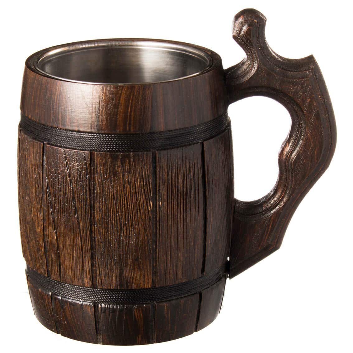 MyFancyCraft jarra de cerveza con interior de acero inoxidable mantiene la bebida fría