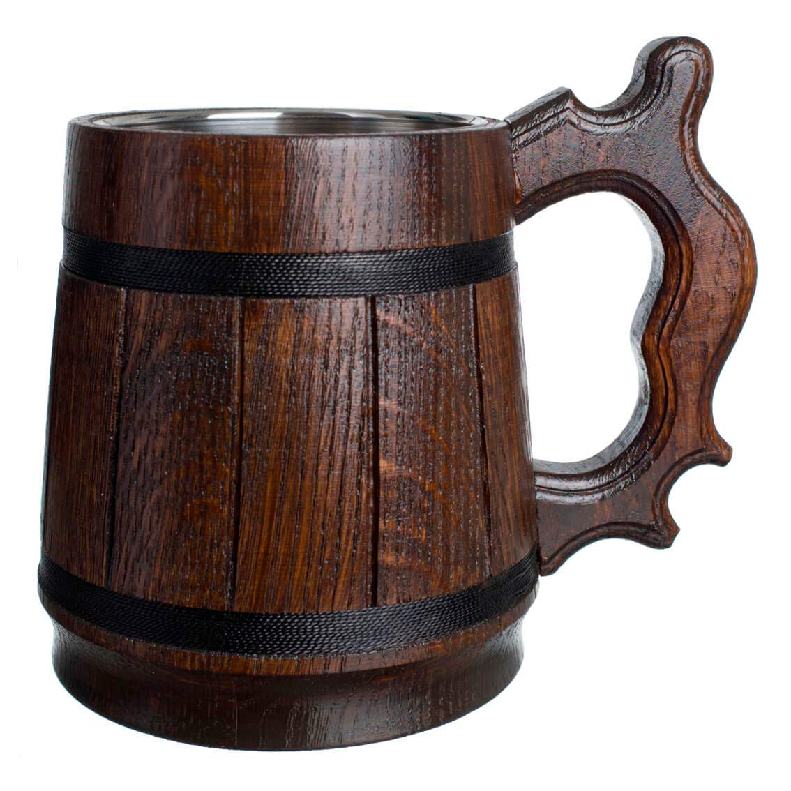 MyFancyCraft jarro-cerveza-20oz, interior de acero inoxidable para mantener fría la bebida