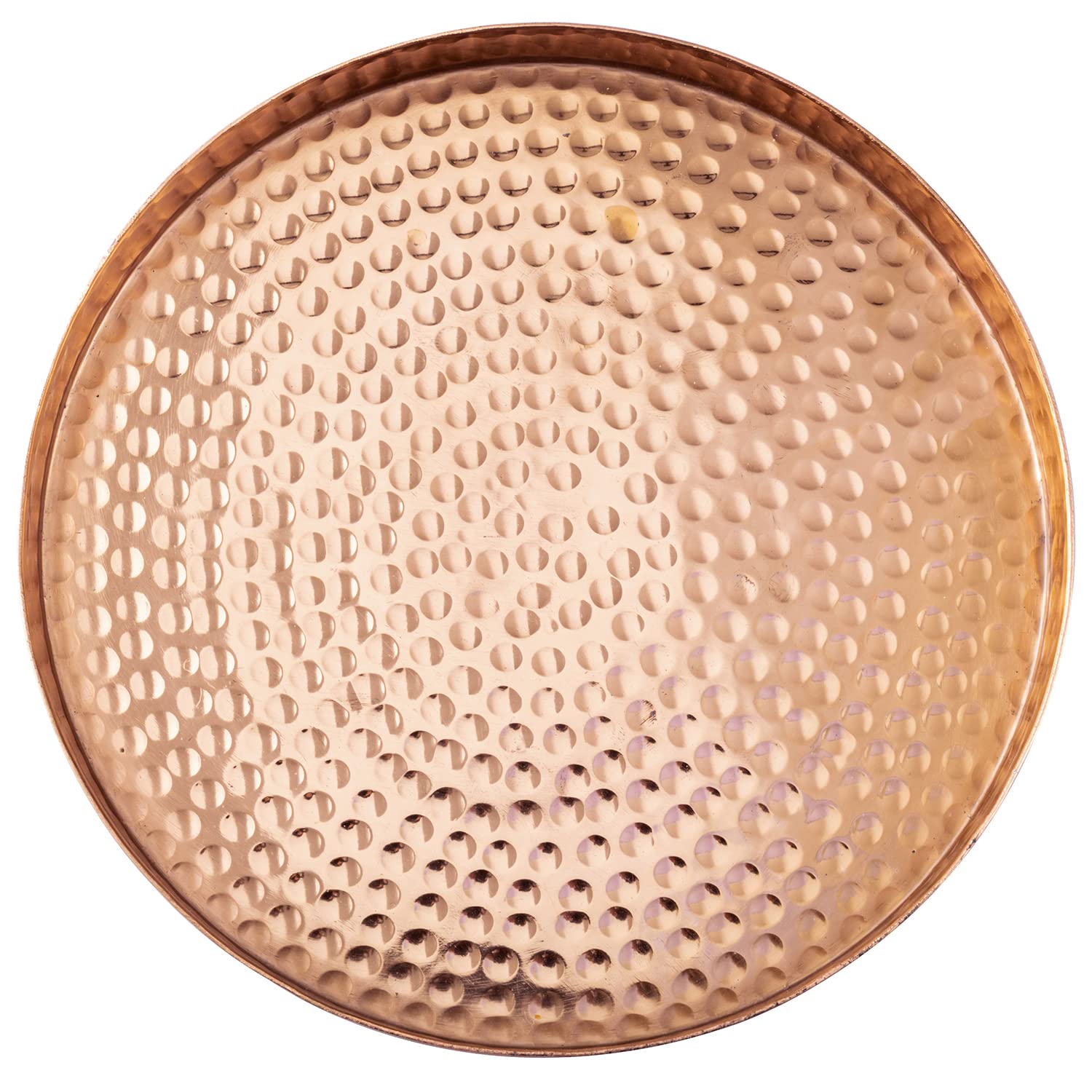 Bandeja de cobre martillado MyGift para decoración y organización en baño