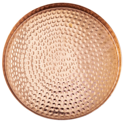 Bandeja de cobre martillado MyGift para decoración y organización en baño