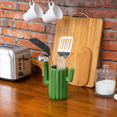 MyGift cactus cerámico decorativo para cocina y despensa