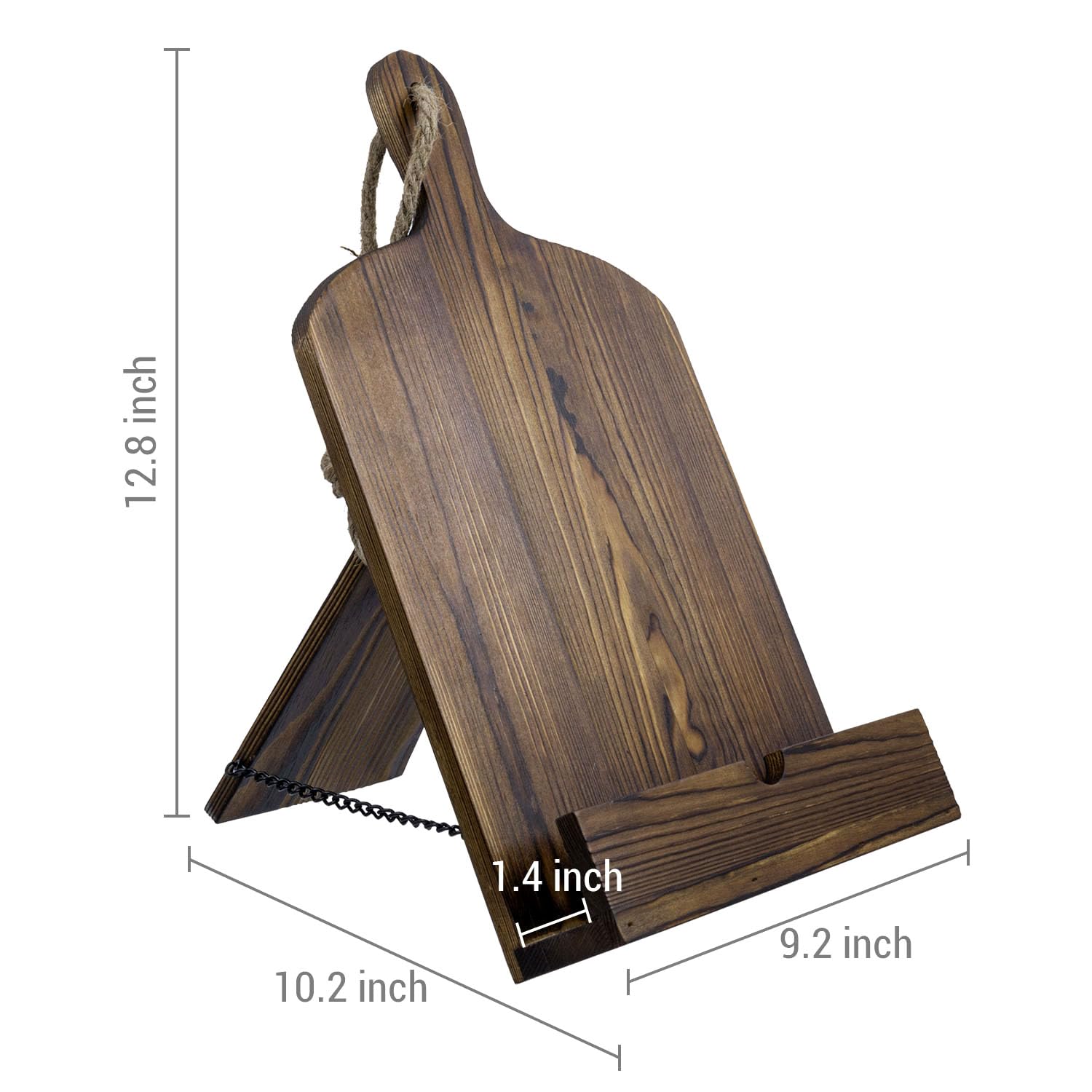 MyGift acabado glaseado natural resalta la veta de la madera.
