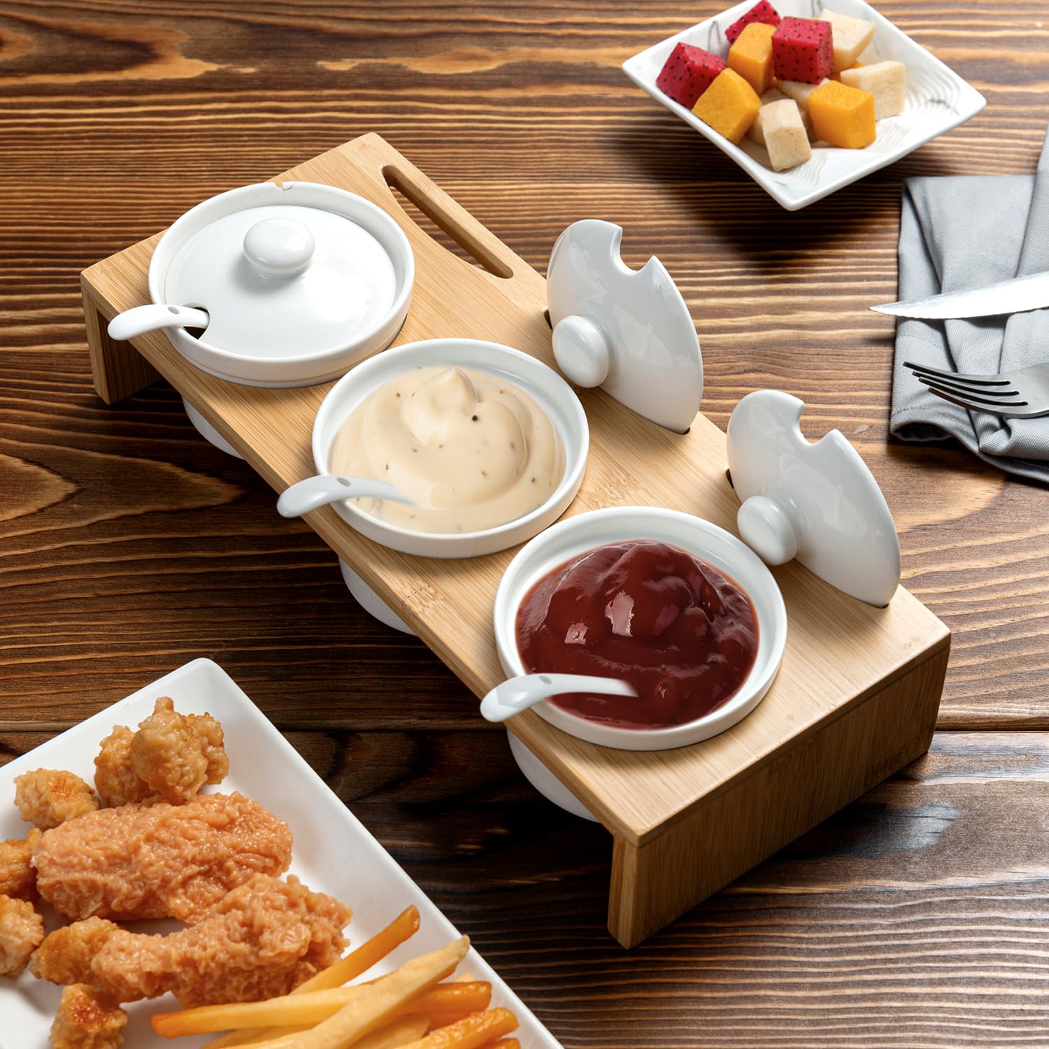 MyGift cucharas de servicio para porciones y condimentos.