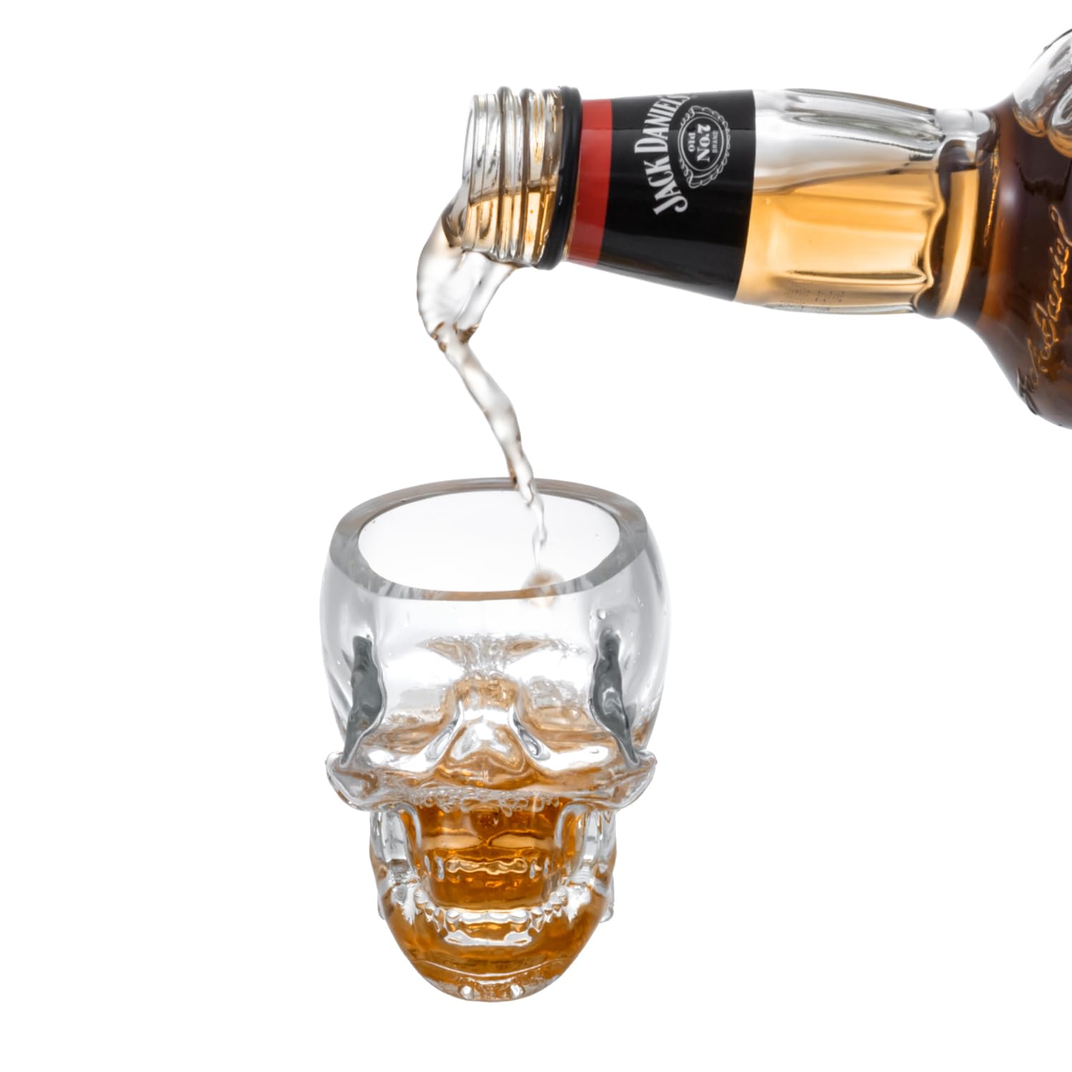 Diseño esquelético 3D de MyGift para vasos chupito elegantes.