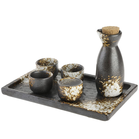 MyGift diseño japonés: set para servir sake con estilo.