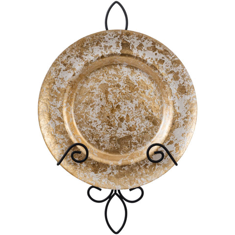 MyGift gancho para placas de pared con diseño espiral negro mate