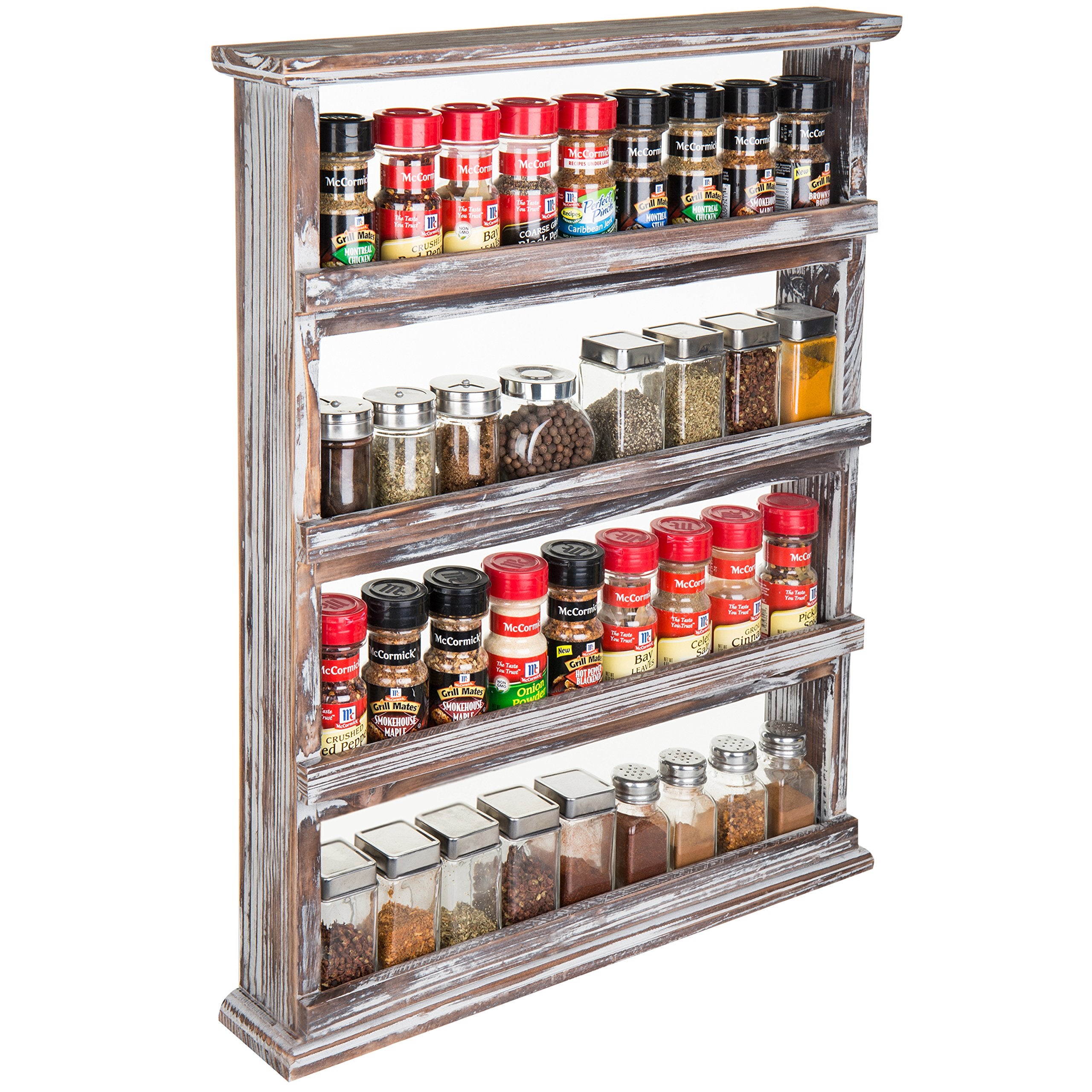 MyGift organizador-condimentos-pared estilo retro añade encanto rústico.