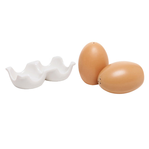 MyGift juego de huevos cerámicos, ideal para servir en picnic y mantener sazones a mano.