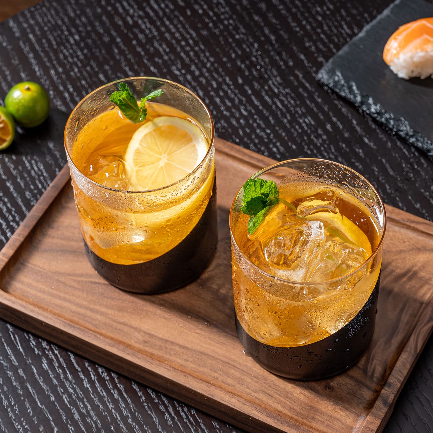 Vaso whisky para hielo y cubos grandes, MyGift para bebidas con estilo