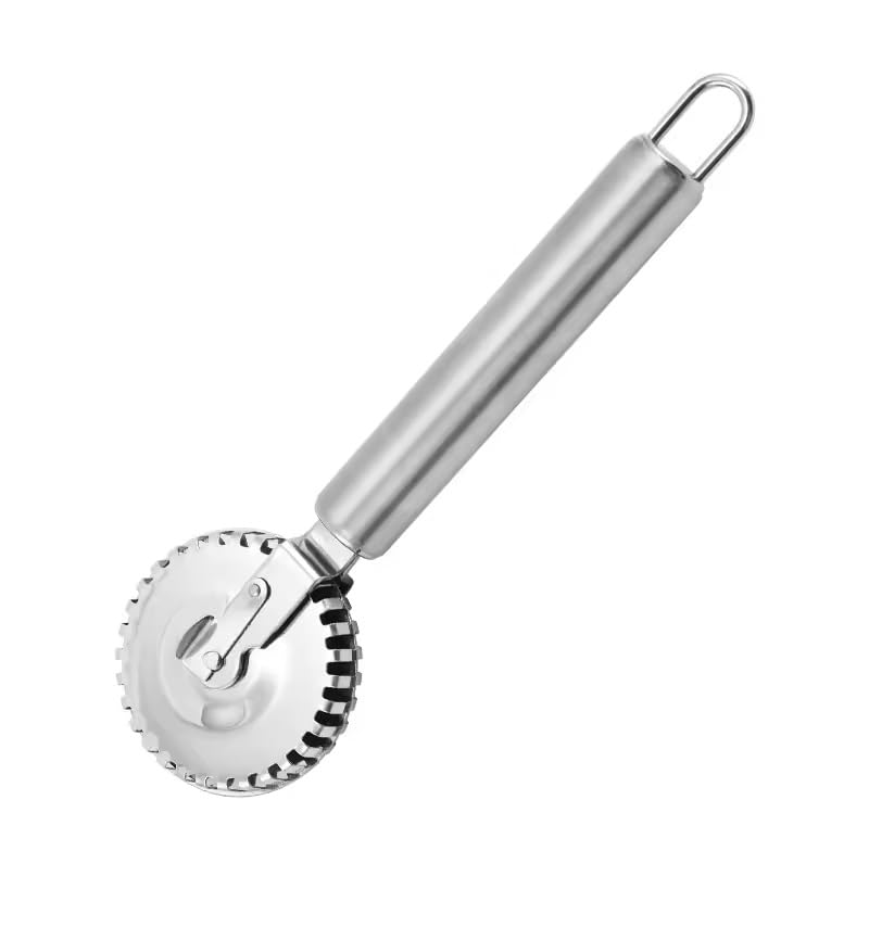 MyHoome cortador con rueda de acero 430 para ravioli, corte limpio.