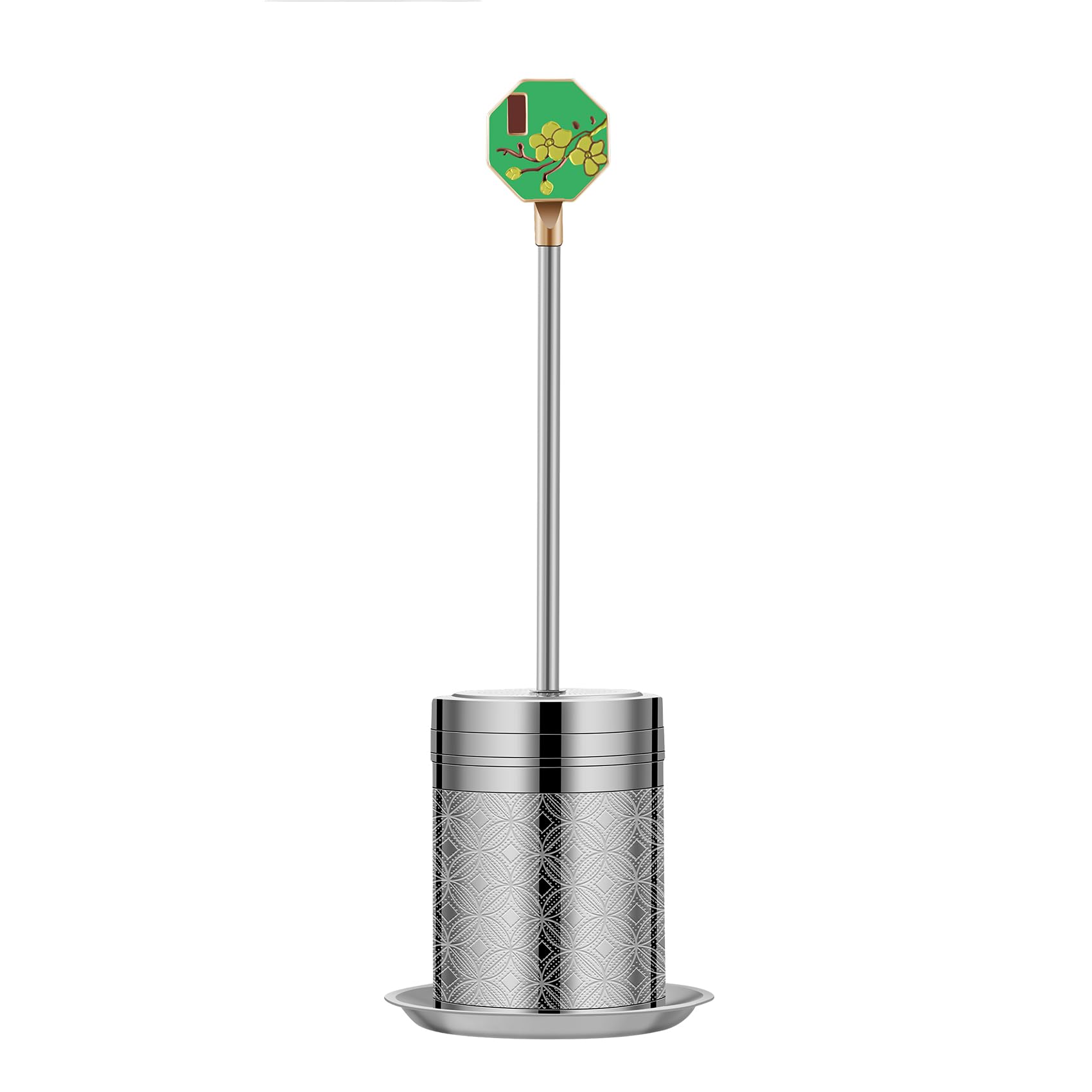 MYHWOACFX filtro de té 304 acero con flores, ideal para infusiones aromáticas