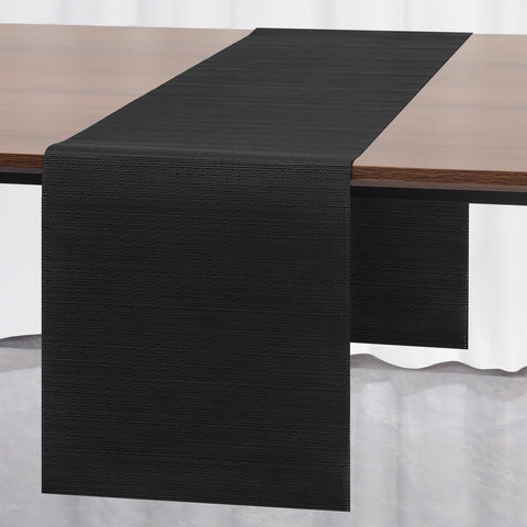 Myir JUN corredor de mesa vinilo negro de 55 pulgadas para cenas elegantes.