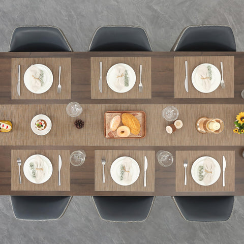 Myir JUN paso de mesa 12x55 pulgadas, ajuste flexible para tu comedor