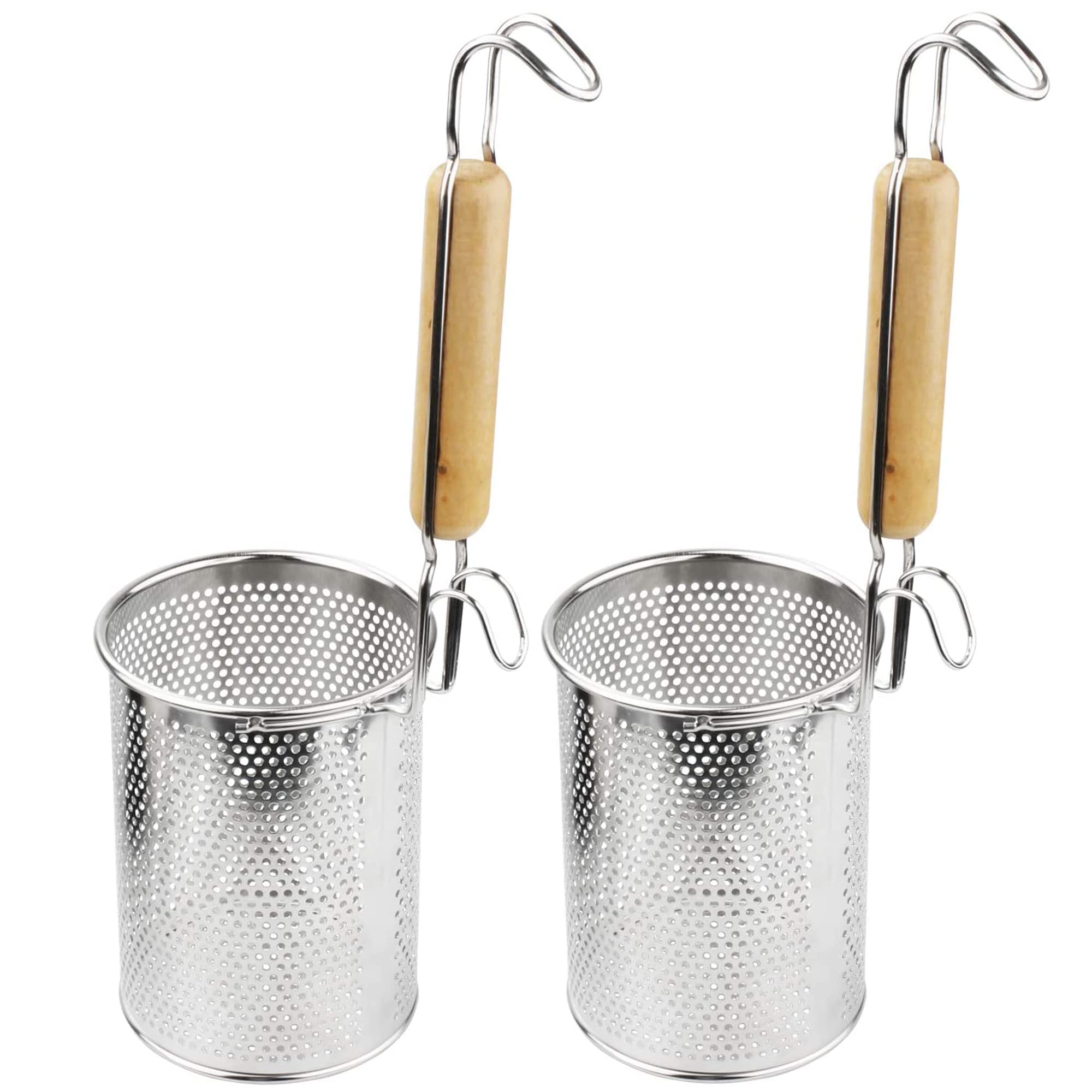 MyLifeUNIT colador araña de acero inoxidable para pasta, escurrido rápido