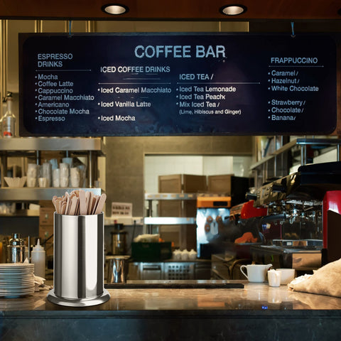 MyLifeUNIT dispensador pajillas para mostrador, mantiene pajillas y utensilios organizados.