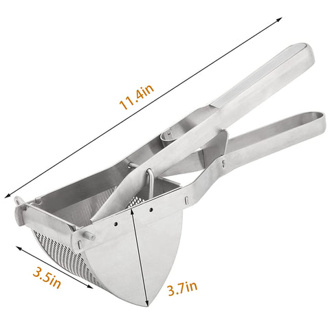 MyLifeUNIT prensapapas capacidad de 623 ml para porciones grandes en la mesa.
