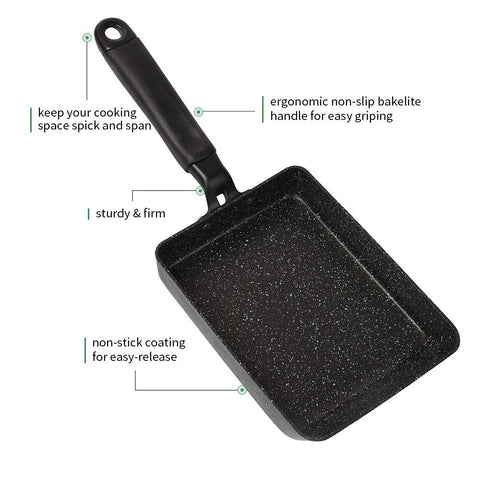 MyLifeUNIT Tamagoyaki Pan, base magnética compatible con inducción.