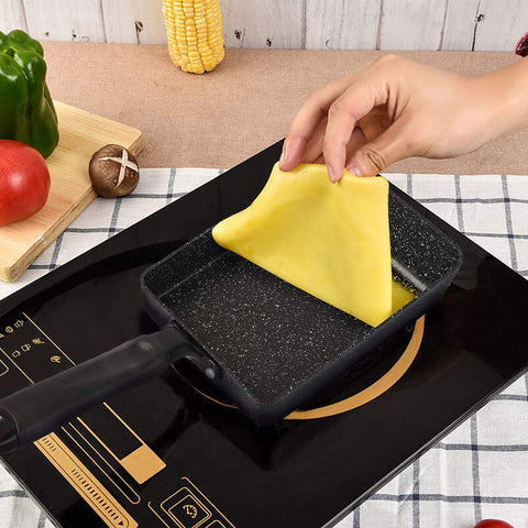 MyLifeUNIT Tamagoyaki Pan, construcción en aluminio-manganeso resistente y duradera.