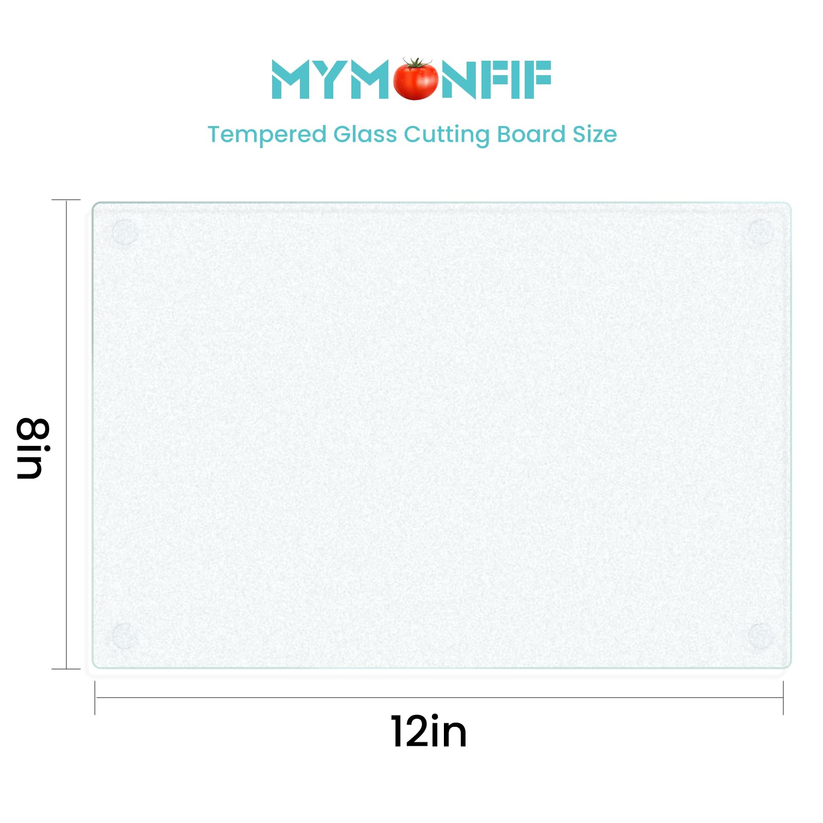 Mymonfif superficie resistente al calor en vidrio para ollas y bandejas