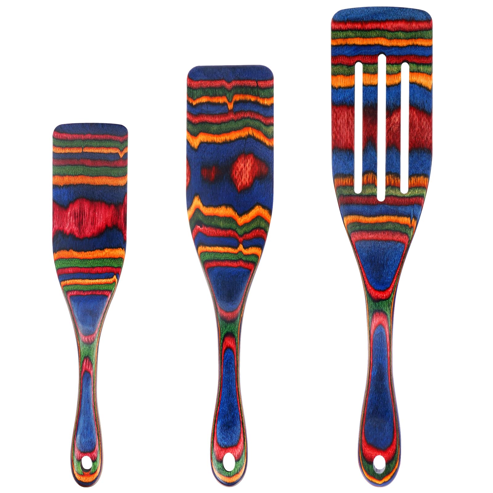MYRAINBOW Conjunto Spurtle en encimera, utensilios duraderos para cocinar sin rayar sartenes