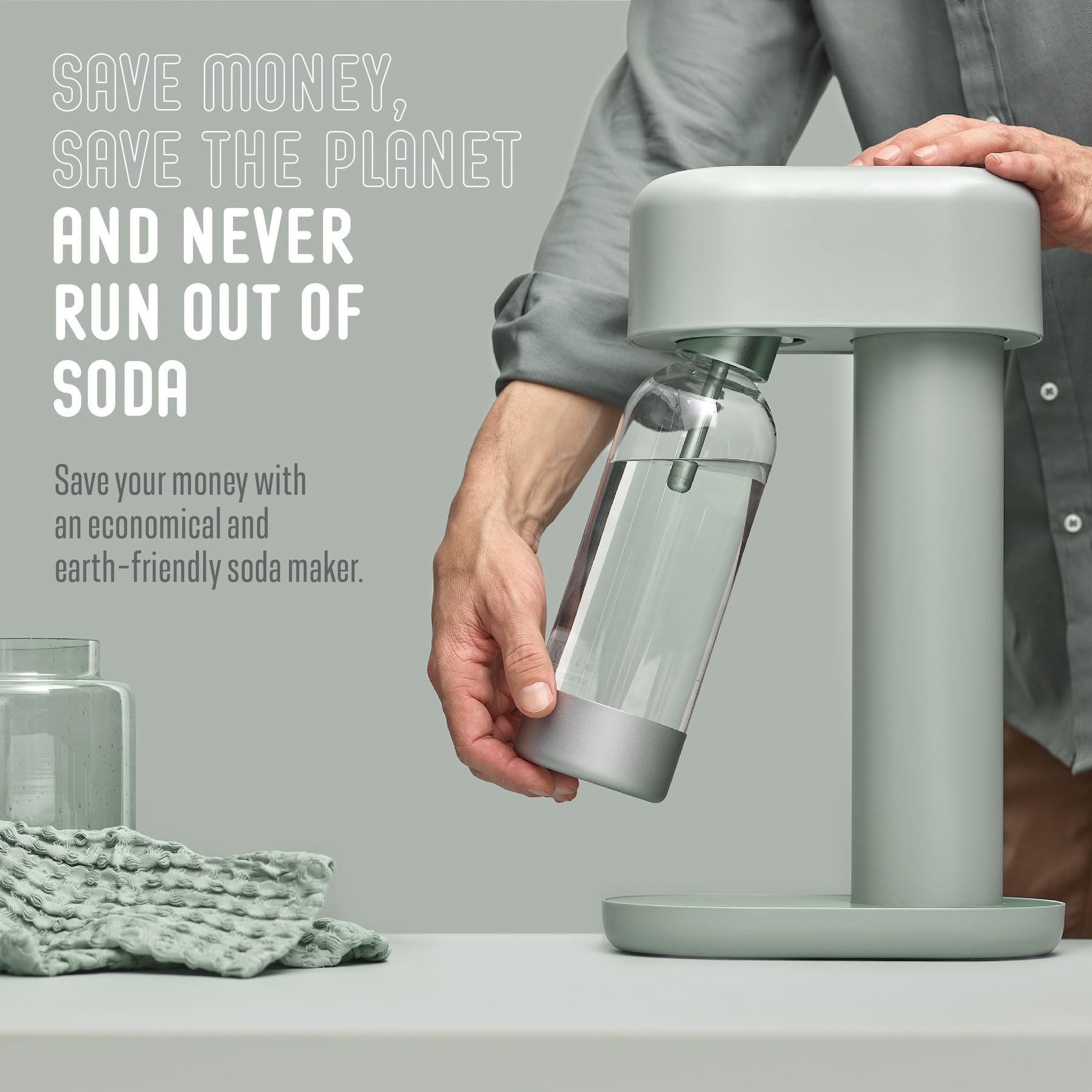 Mysoda Ruby 2 con boquilla anticongelante ofrece burbujas más finas para bebidas equilibradas.