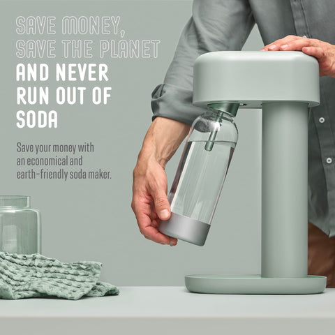Mysoda Ruby 2 con boquilla anticongelante ofrece burbujas más finas para bebidas equilibradas.