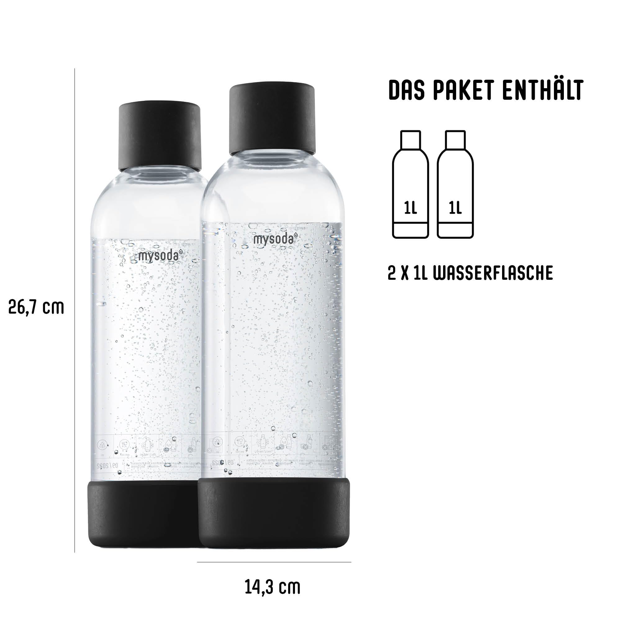 Mysoda 1L, uso rápido y sencillo.
