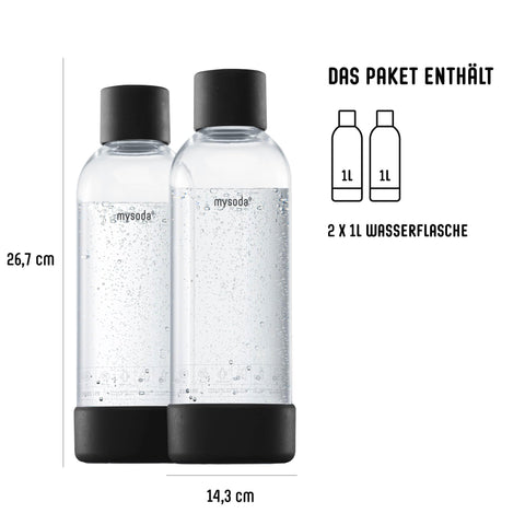 Mysoda 1L, uso rápido y sencillo.