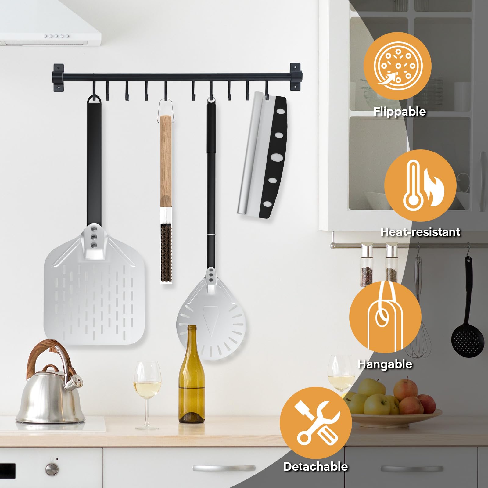 Conjunto de accesorios Mysweety para pizza en casa, compacto y práctico