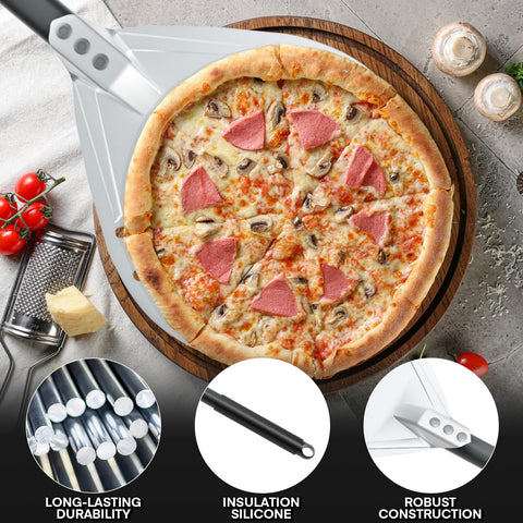 Cortapizzas Mysweety con hoja inoxidable para cortes limpios