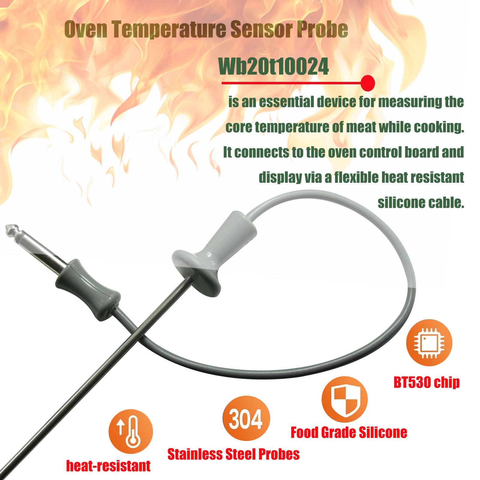 Compatibilidad de la sonda MZDBCYRF con hornos WB20T10024