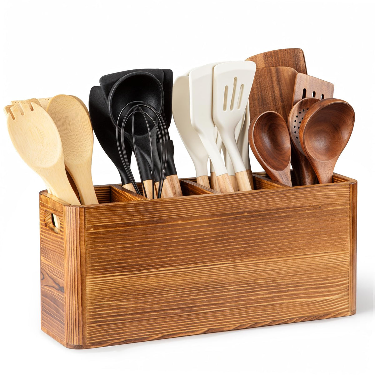 NACIMAX porta-utensilios cocina grande para acceso rápido a utensilios.