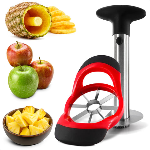 NADOBA peladora y cortadora de piña con núcleo removible para cortes precisos