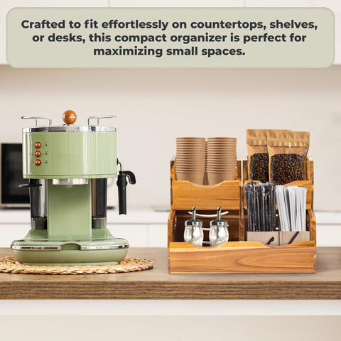 Solución multiuso de cocina o estación de café de NAGAWOOD.