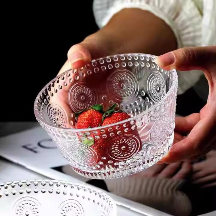 Nagpew conjunto de 6 vasos para postres y frutas, almacenamiento sencillo