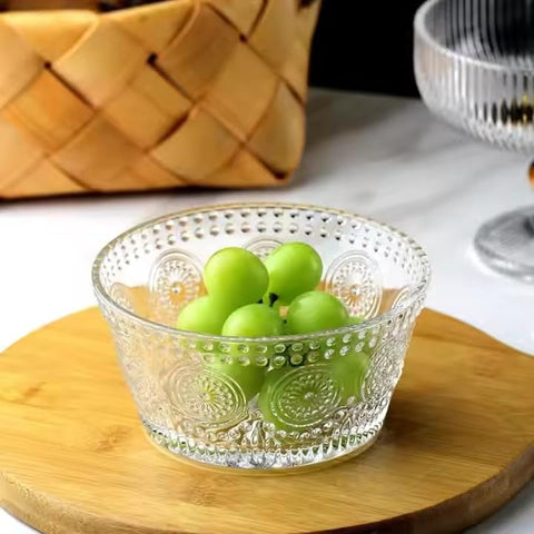 Nagpew vaso para salsas y aperitivos, cristal claro, apto para microondas