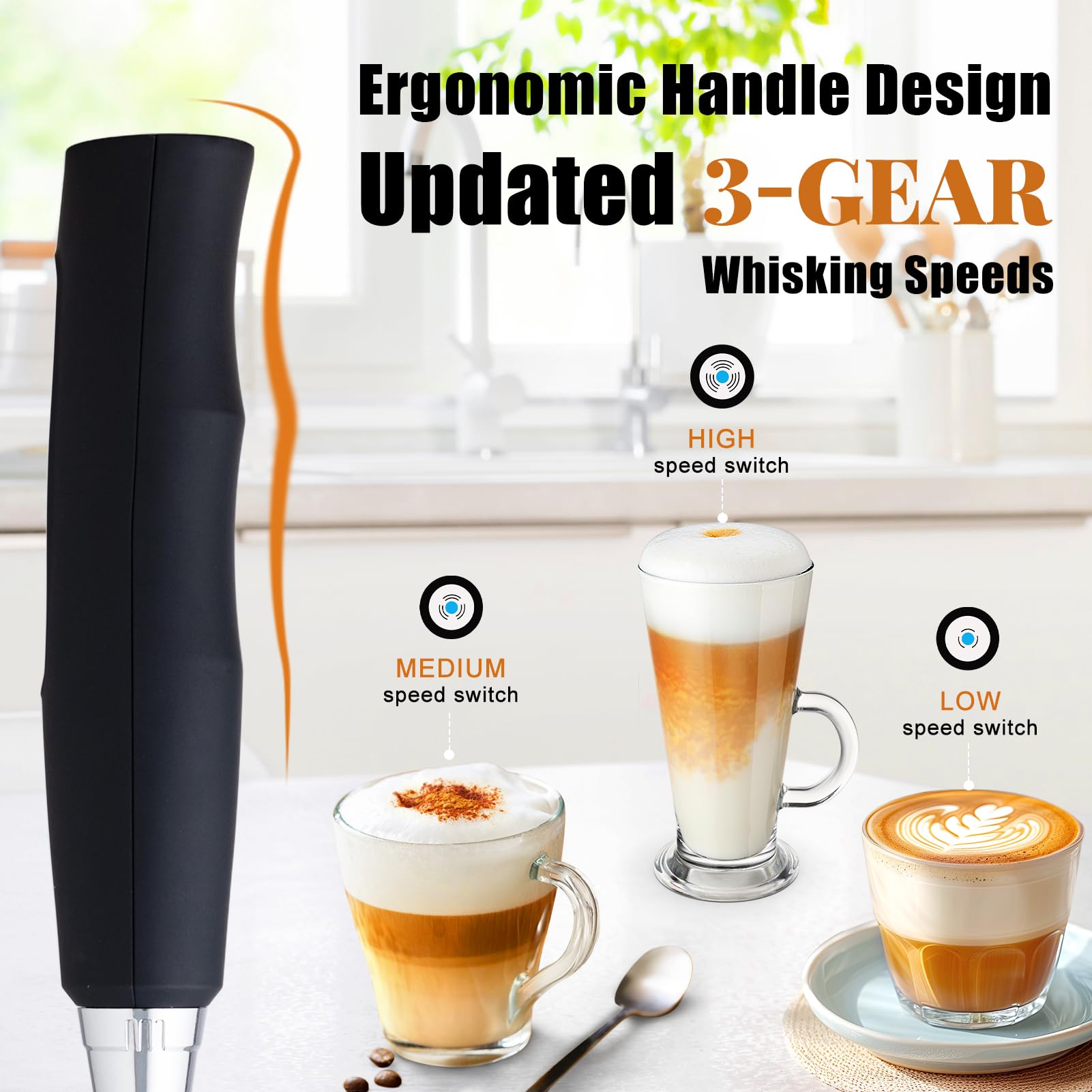 Nahida mango ergonómico, diseño cómodo para uso diario.