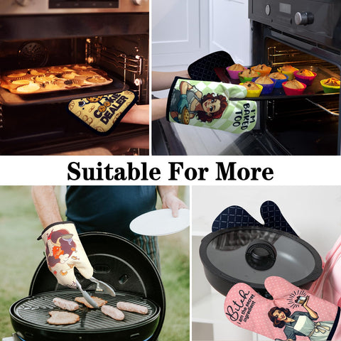 Conjunto NAHMAKNE de dos manoplas, regalo práctico para cocina.